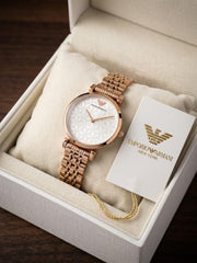 Emporio Armani Classic Flower Copper-White