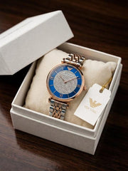 Emporio Armani Classic 2-Ton-Copper-Blue