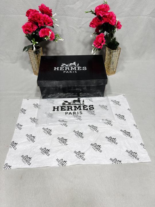 HERMES PARIS SLIDE BLACK