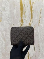 Michael Kors MK Printed Logo Zipper Wallet With Box (60067)