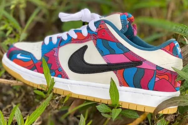 Nike SB Dunk Low X Parra abstract Art
