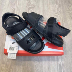 Nike Calm Adjust All Black Sandal With Socks