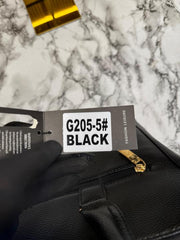 Gucci GG Monogram Embossed Executive Laptop Bag With Gold Logo And Strap (G205-5)