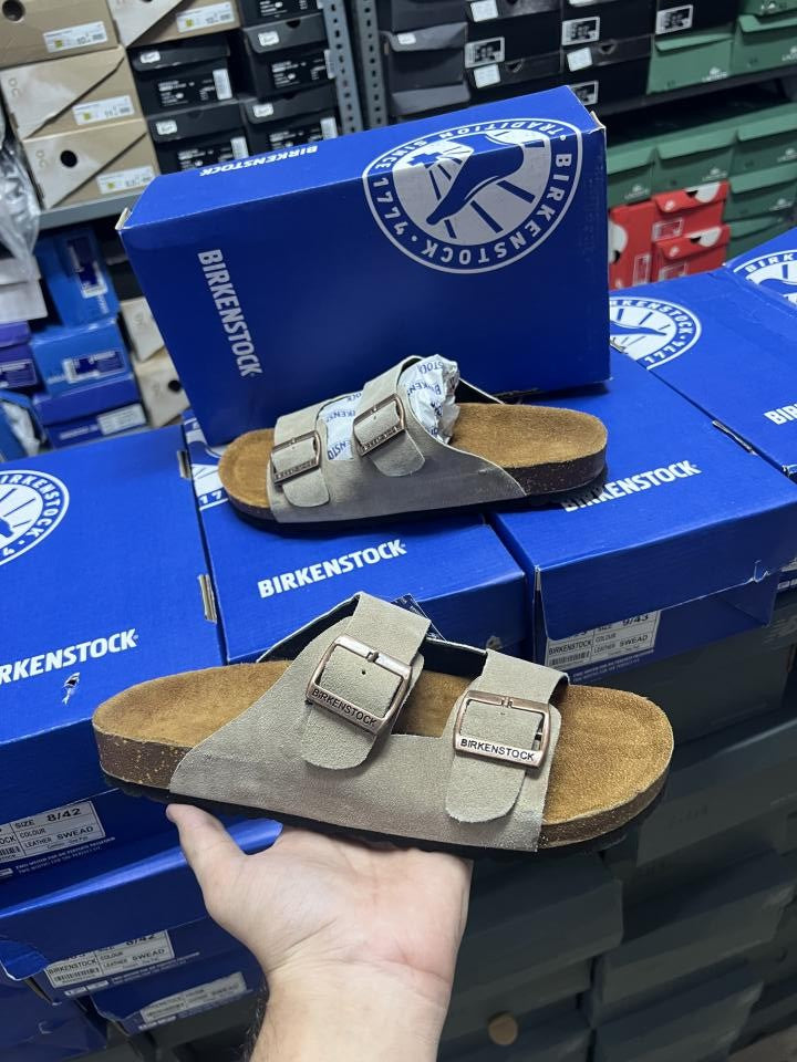Birkenstock Arizona color Taupe (Grey-Brown)