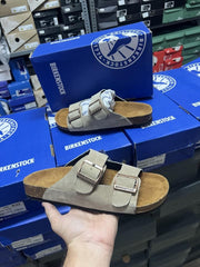 Birkenstock Arizona color Taupe (Grey-Brown)