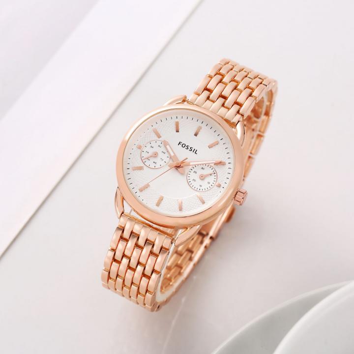 Fossil tailor multifunction Copper- White