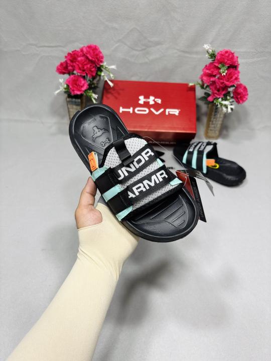 UNDER ARMOUR ALPHA SLIDE BLACK GREY