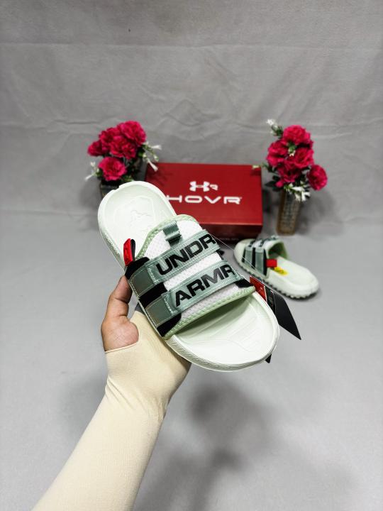UNDER ARMOUR ALPHA SLIDE PHOSPHOR GREEN