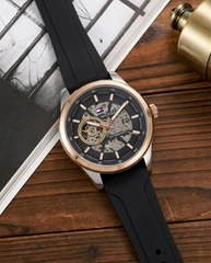 Tommy  hilfiger Automatic Silicon Black-Copper