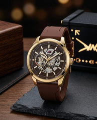 Tommy hilfiger Automatic Silicon Brown-Gold-Brown