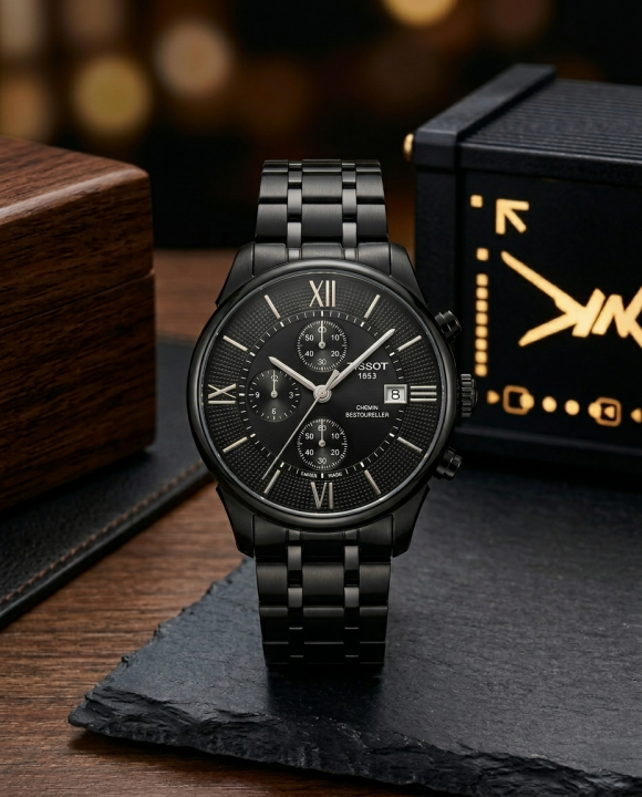 Tissot 1853 Chemin Black Heavy Quality