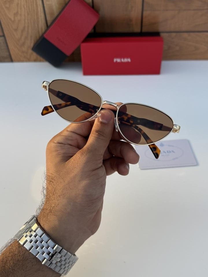 Prada 58029 gold brown