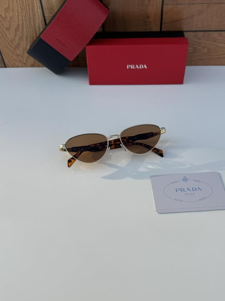 Prada 58029 gold brown