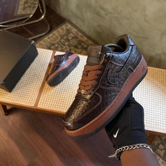 Airforce 1 Low fauna Brown Crocodile