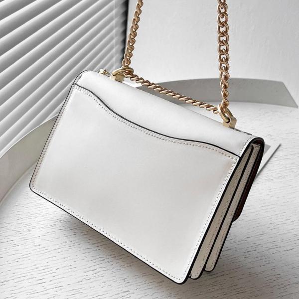 Coach Klare Crossbody Bag Chalk White Embroidered Daisy Flowers With OG Double Box Dust Cover & Carry Bag 90440