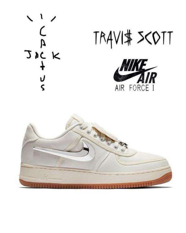 Travis Scott x Air Force 1 Sail White