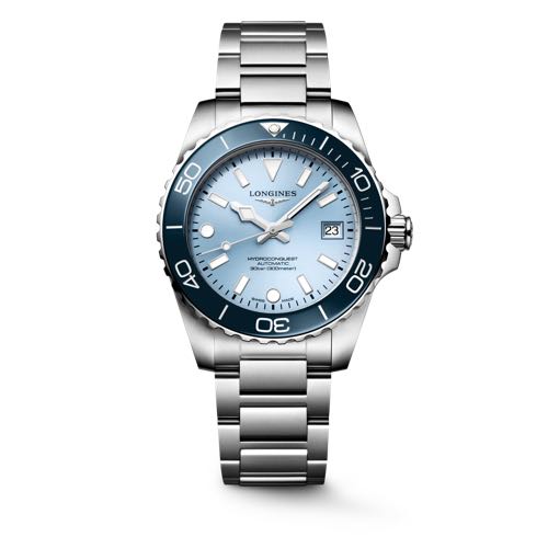 Longines HydroConquest 2026 Silver Sky Blue