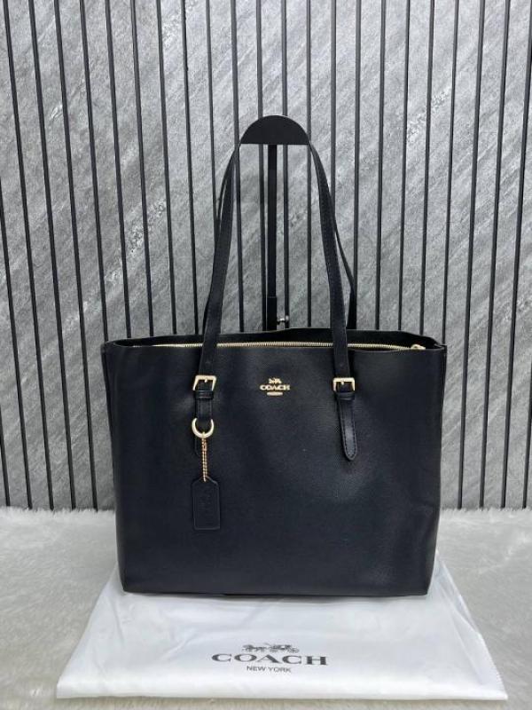Coach  Mollie Tote Signature Bag Premium Quality With Dust bag Black 5500