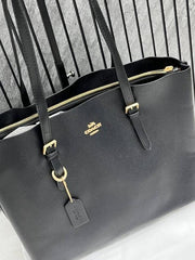 Coach  Mollie Tote Signature Bag Premium Quality With Dust bag Black 5500