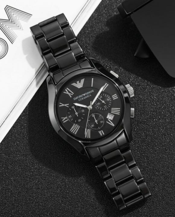 Emporio Armani Ceramic Black-Silver