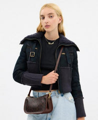 Coach Waverly 24i Shoulder Bag Signature Canvas Coffee With OG Box Dust Cover & Carry Bag