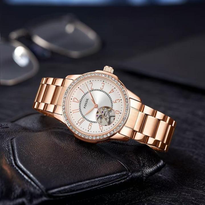Fossil Architect Automatic Copper-White