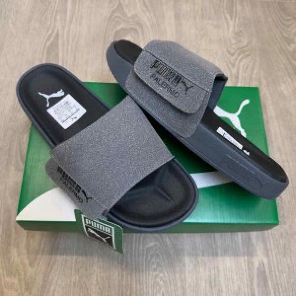 Puma Leadcat Palermo Foil White Grey Black Slides