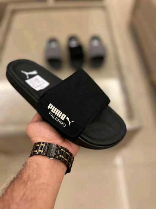 Puma Leadcat Palermo Foil black Slides