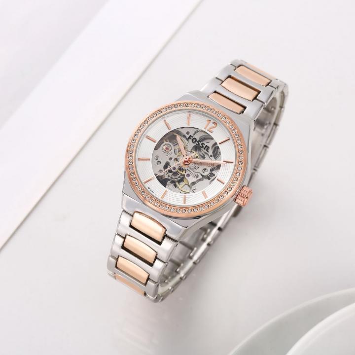 Fossil Eevie Automatic 2Ton-Copper-White