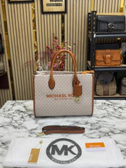 Michael Kors Mirella Tote Bag With Dust Bag Including Card 22320 Beige Brown
