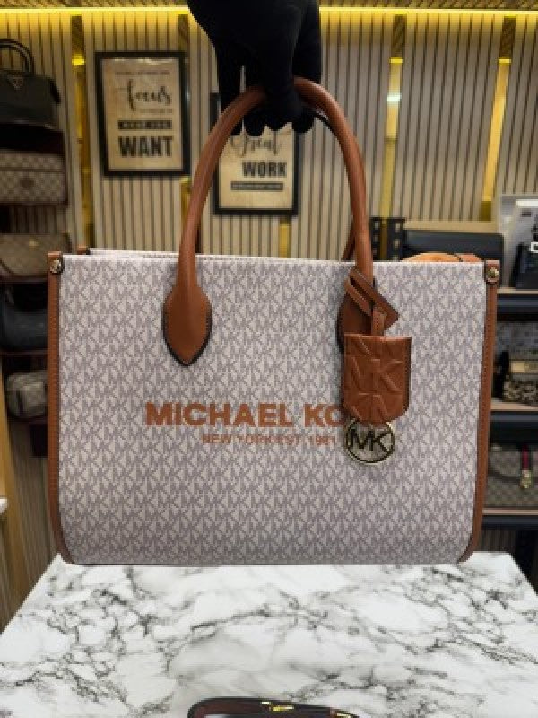 Michael Kors Mirella Tote Bag With Dust Bag Including Card 22320 Beige Brown
