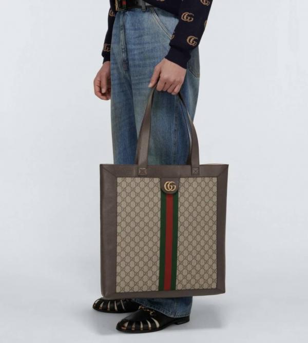 Gucci Ophidia Soft GG Supreme Large Tote GG Supreme Premium With Dust Bag 519335