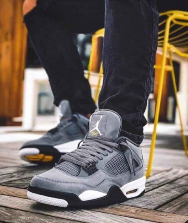Air Jordan retro 4 cool grey semi UA Quality