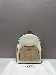 Coach Court Back pack Coffee Black With Original Dust cover Packaging
