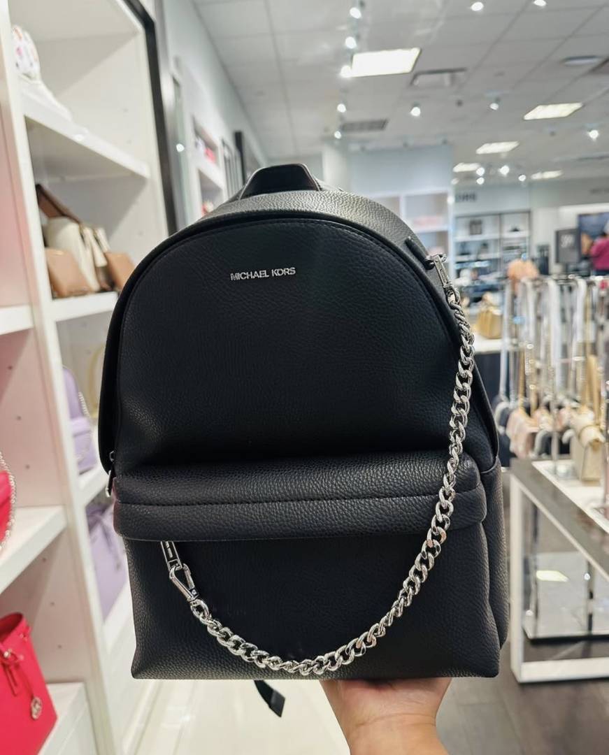 Michael Kors 62206 CB Slater Pebbled Leather Backpack With Original Dustcover And Carry Bag