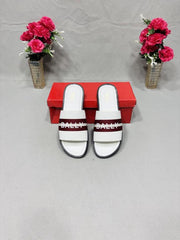BALLY PREMIUM WHITE SLIDE