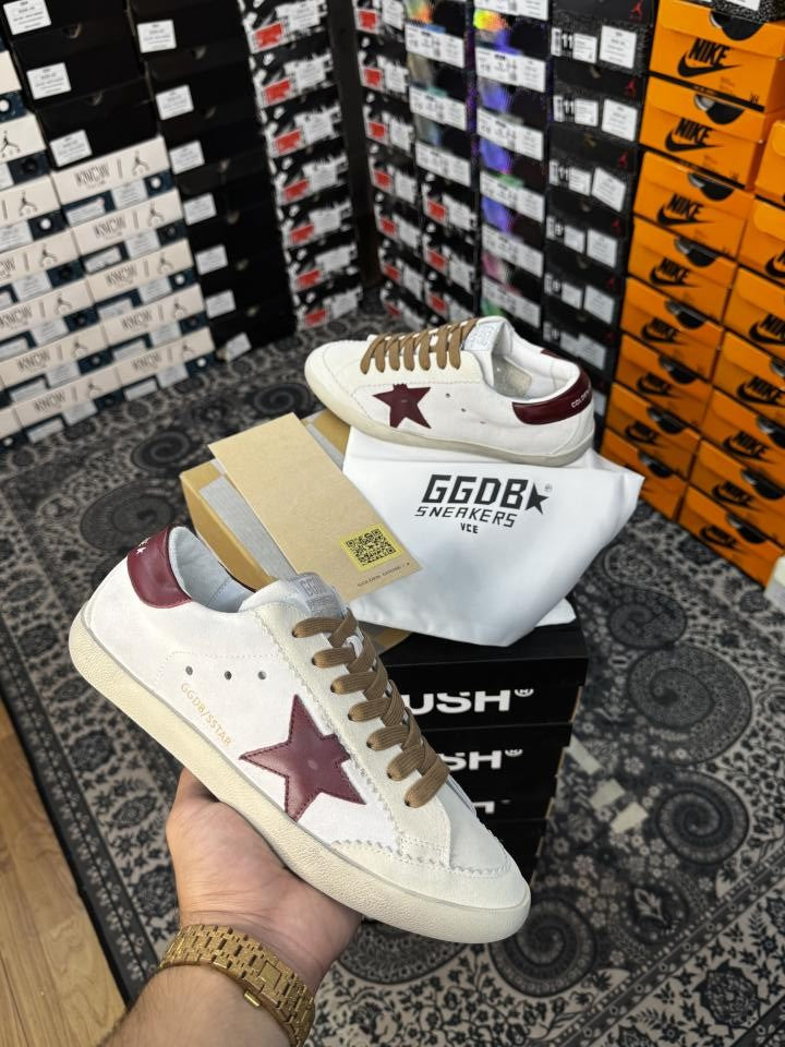 Golden Goose Superstar Sneaker Red Beige