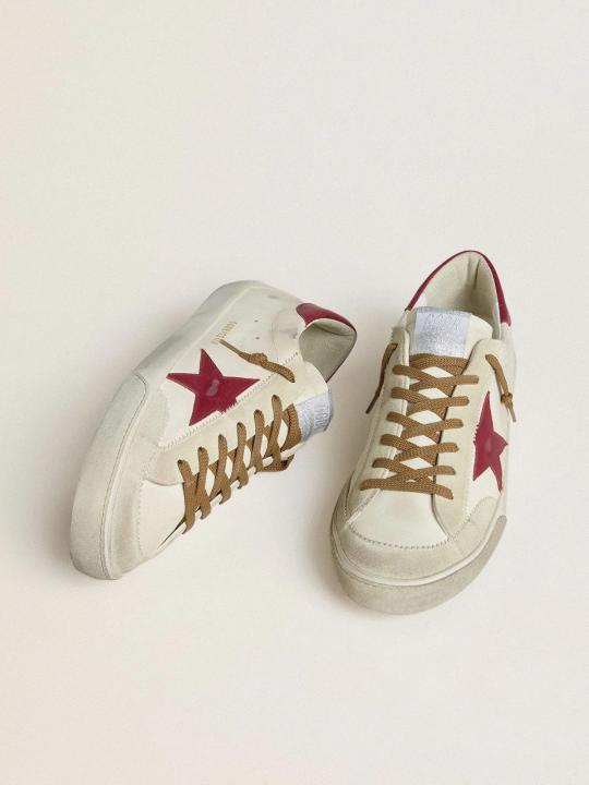 Golden Goose Superstar Sneaker Red Beige