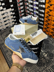 Golden Goose True-Star Sneaker Blue Suede