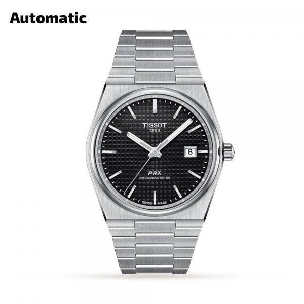 Tissot 1853 Prx Automatic Top Quality Silver Black
