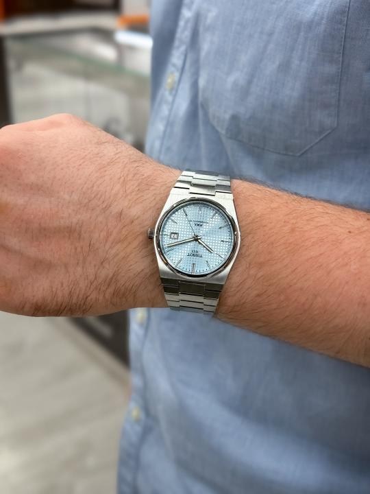 Tissot 1853 Prx Automatic Top Quality Silver-SkyBlue