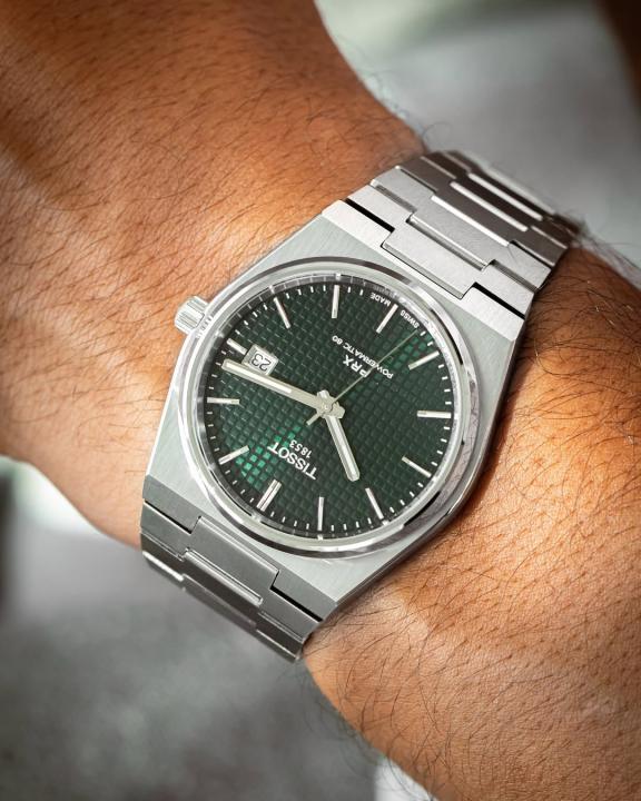 Tissot 1853 Prx Automatic Top Quality Silver-Green