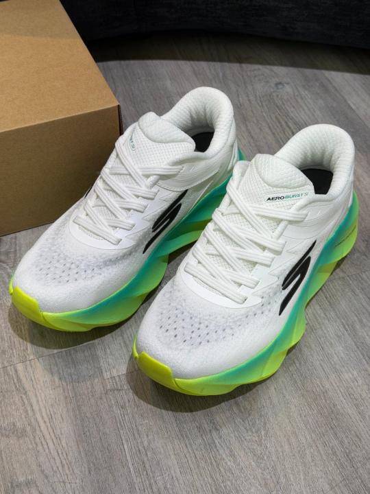 SKECHERS Aero burst white green