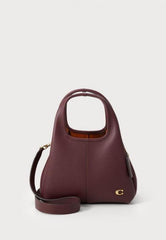 Coach Lana 23 Wine With OG Box Dust Cover Long Belt CM545 Wine