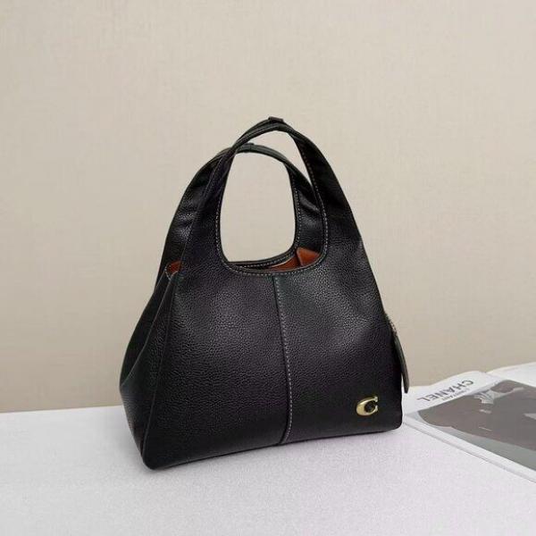 Coach Lana 23 Black With OG Box Dust Cover Long Belt CM545 Black