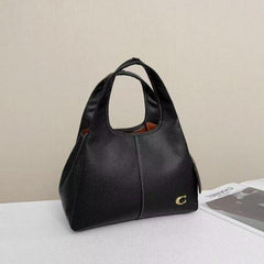 Coach Lana 23 Black With OG Box Dust Cover Long Belt CM545 Black