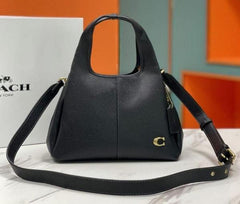 Coach Lana 23 Black With OG Box Dust Cover Long Belt CM545 Black