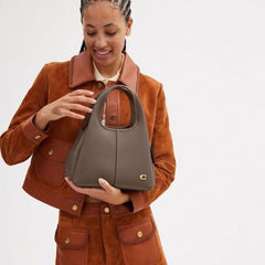 Coach Lana 23 Khakhi With OG Box Dust Cover Long Belt CM545 Khakhi