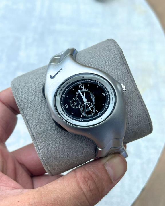 Nike Triax Armored Chronograph Silver-BlackWhite