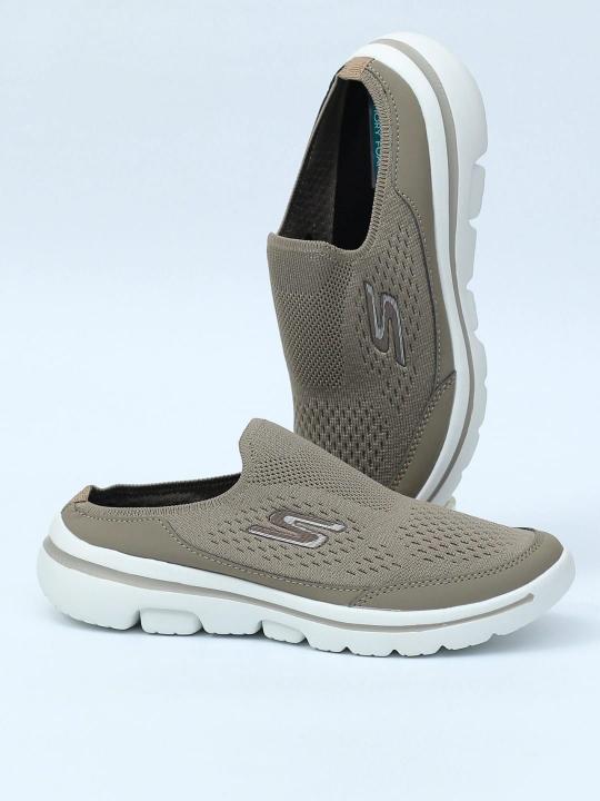 Skechers Go-Walk Slip-on Beige White 535